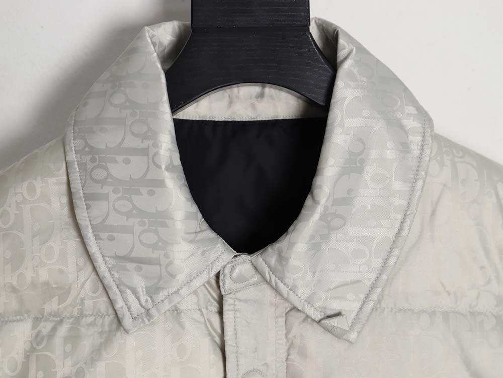 DIOR Dior all-over dark pattern presbyopic lapel down jacket