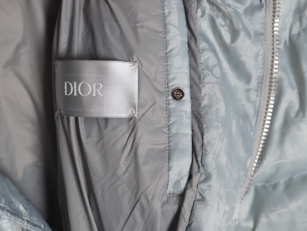 Dior Dior 23FW dark pattern all-over printed down jacket