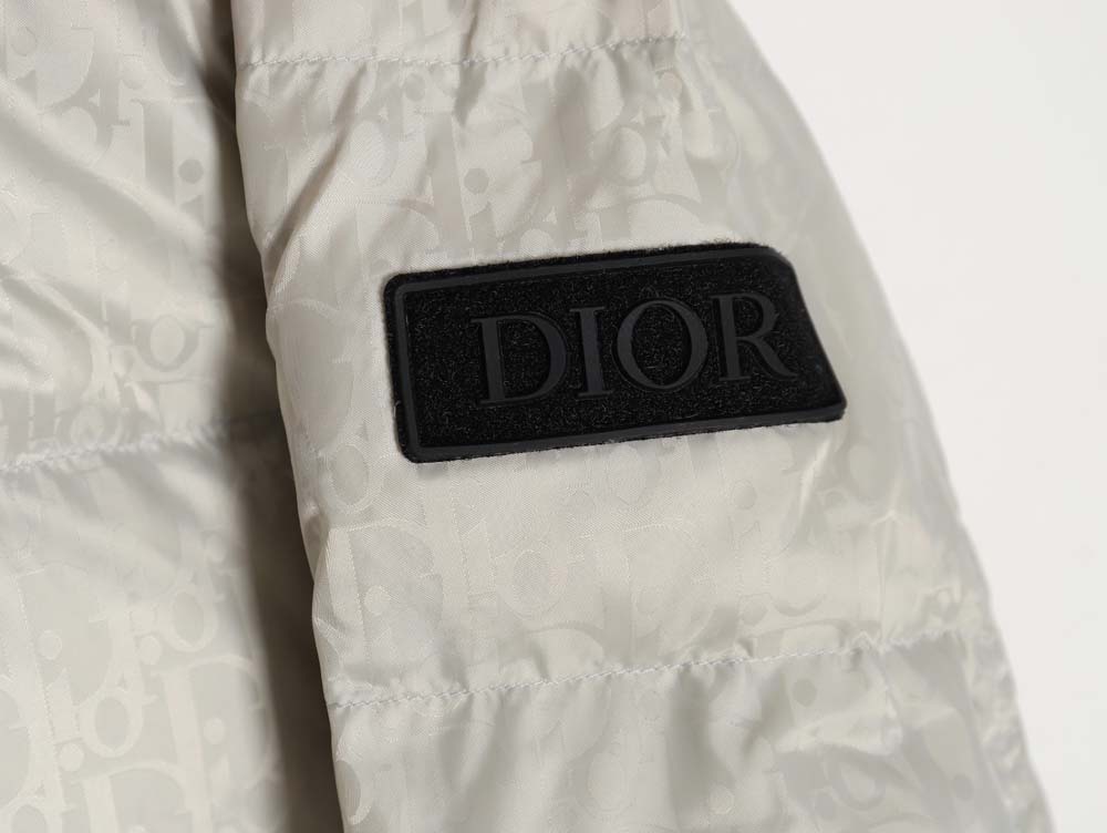 DIOR Dior all-over dark pattern presbyopic lapel down jacket