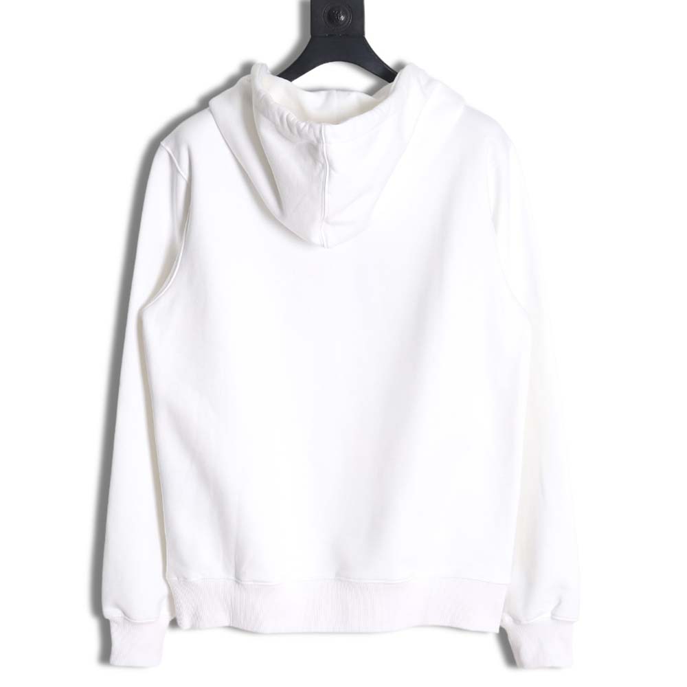 Dior Dior 22Fw gradient floral letter embroidered hooded sweatshirt
