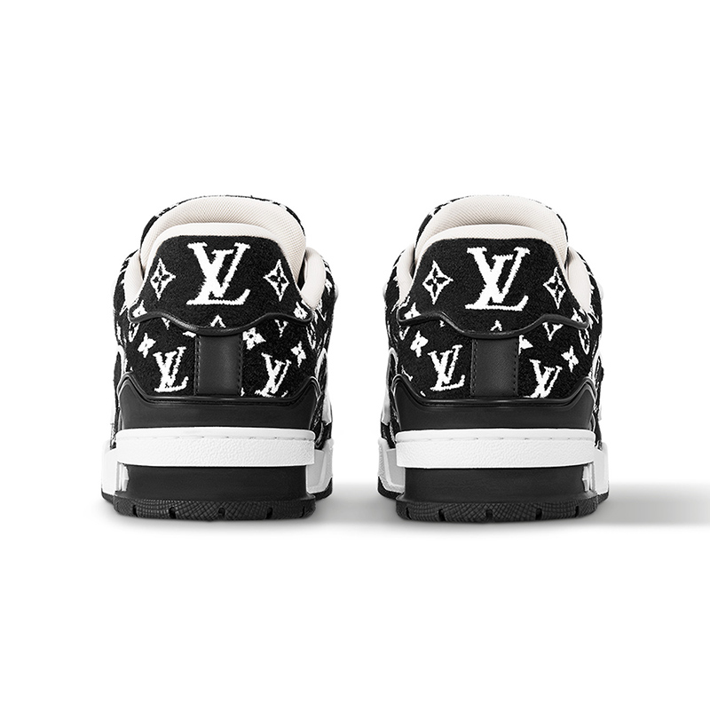 Louis Vuitton Trainer Black Monogram Textile