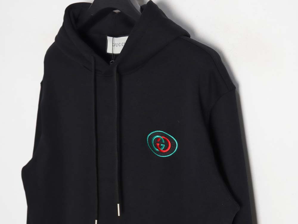 Gucci Gucci 23FW small double G embroidered hoodie_CM_1