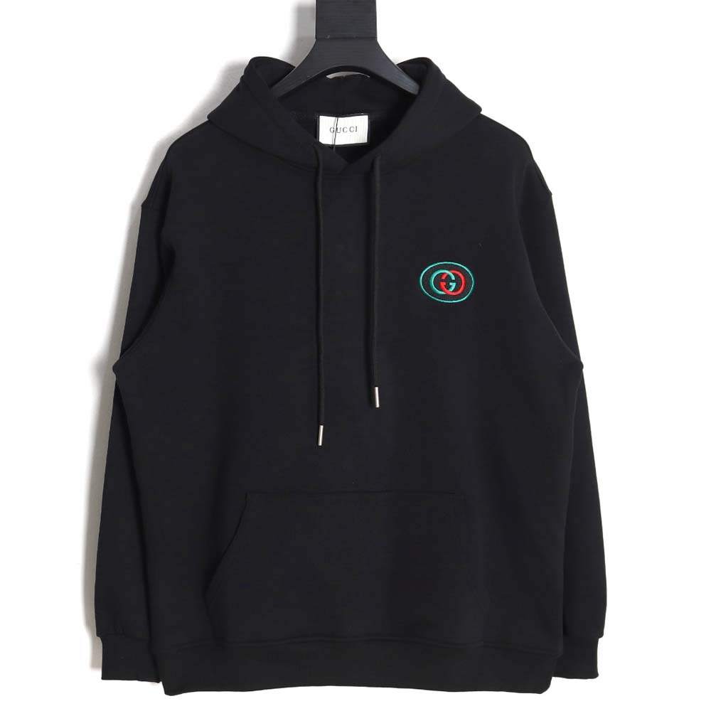 Gucci Gucci 23FW small double G embroidered hoodie_CM_1