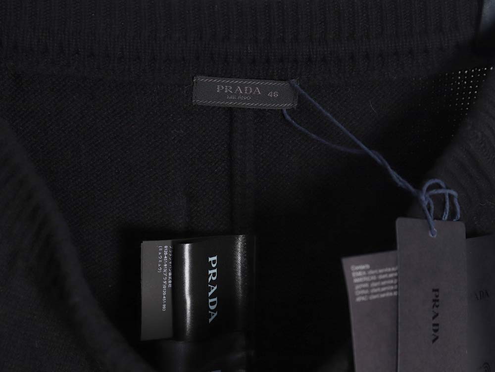 Prada 23FW cashmere knitted trousers