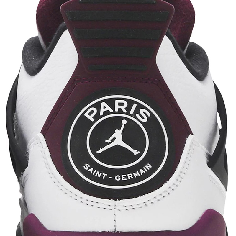 Paris Saint-Germain x Air Jordan 4 Retro GS 'Bordeaux'