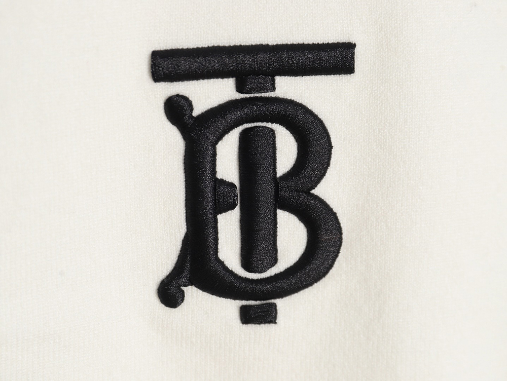 Burberry embroidered TB letter sweater cardigan