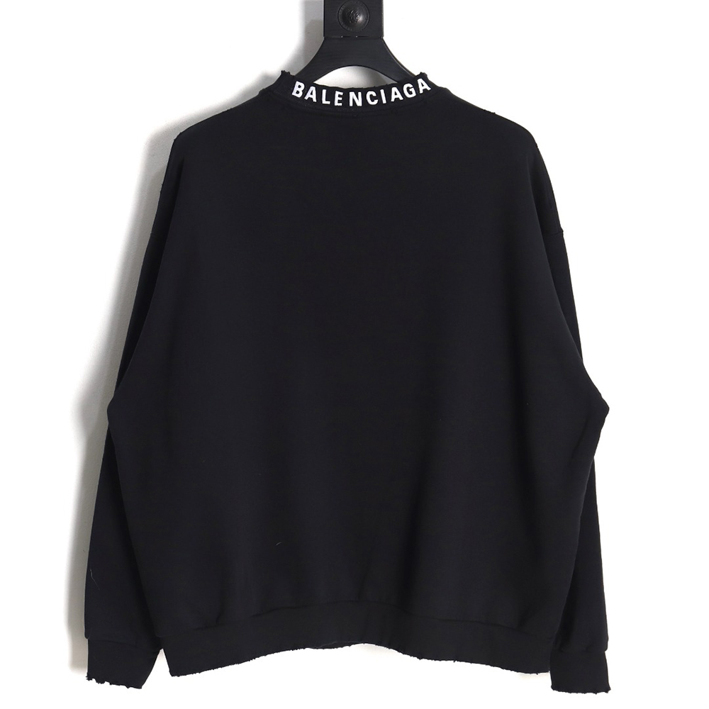 Balenciaga embroidered back crew neck sweatshirt
