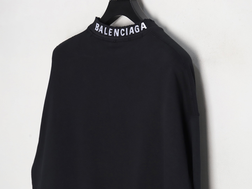 Balenciaga embroidered back crew neck sweatshirt
