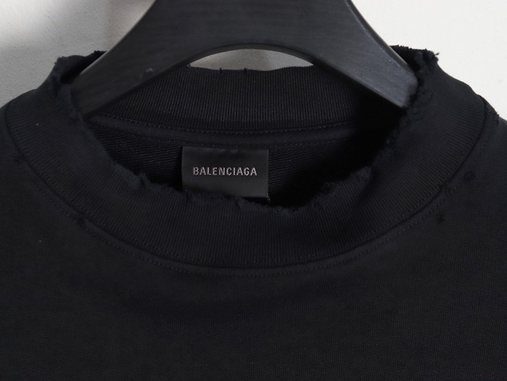 Balenciaga embroidered back crew neck sweatshirt