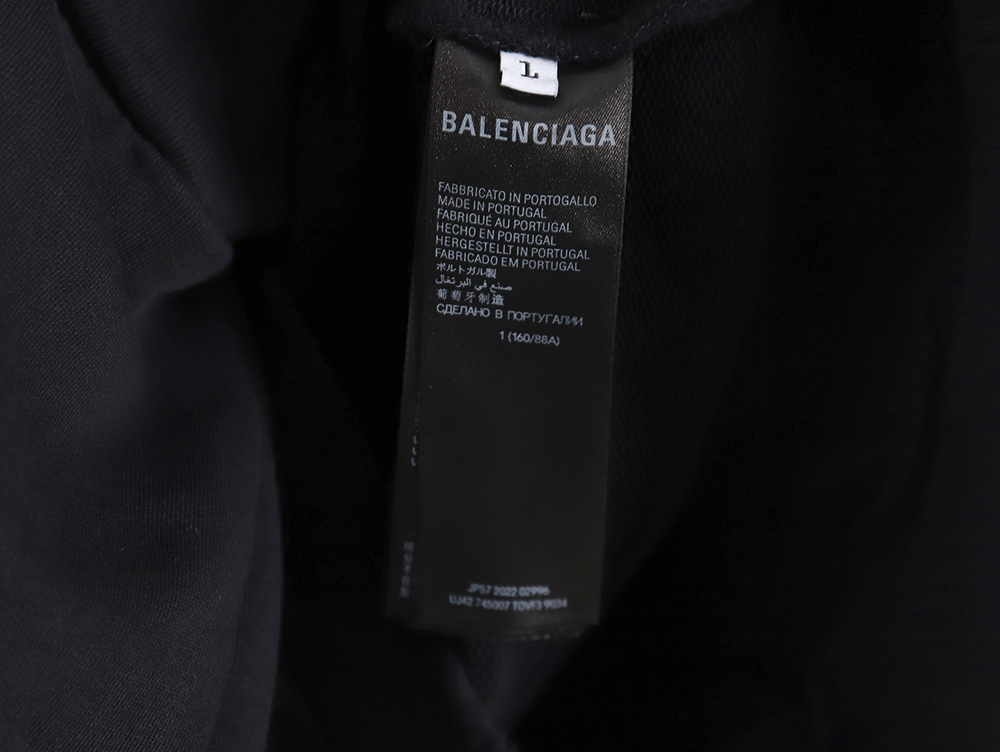 Balenciaga embroidered back crew neck sweatshirt