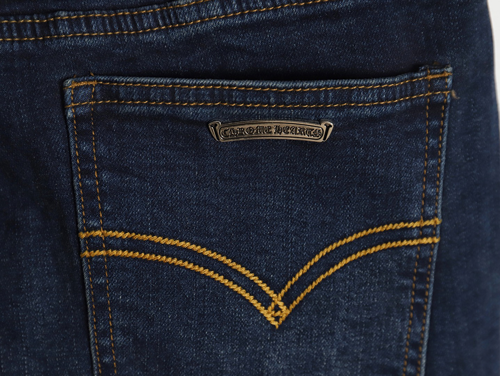 Chrome Heart 23Fw multi-cross denim trousers