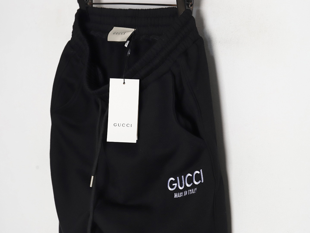 Gucci 24SS monogram embroidered trousers