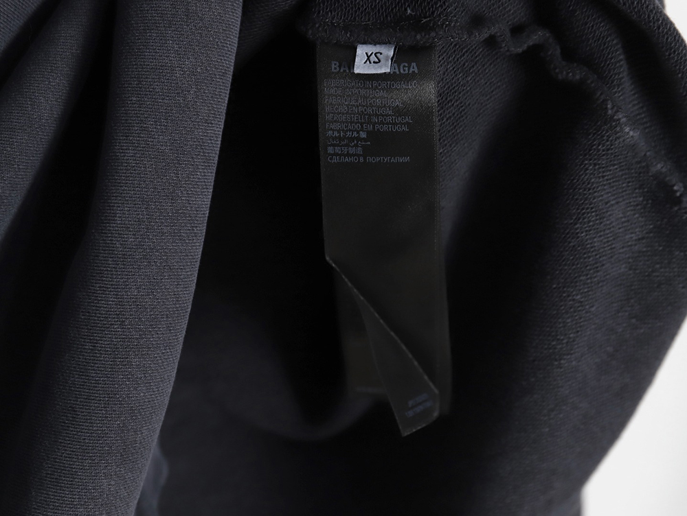 Balenciaga 24SS patchwork hooded fake two-piece shirt jacket