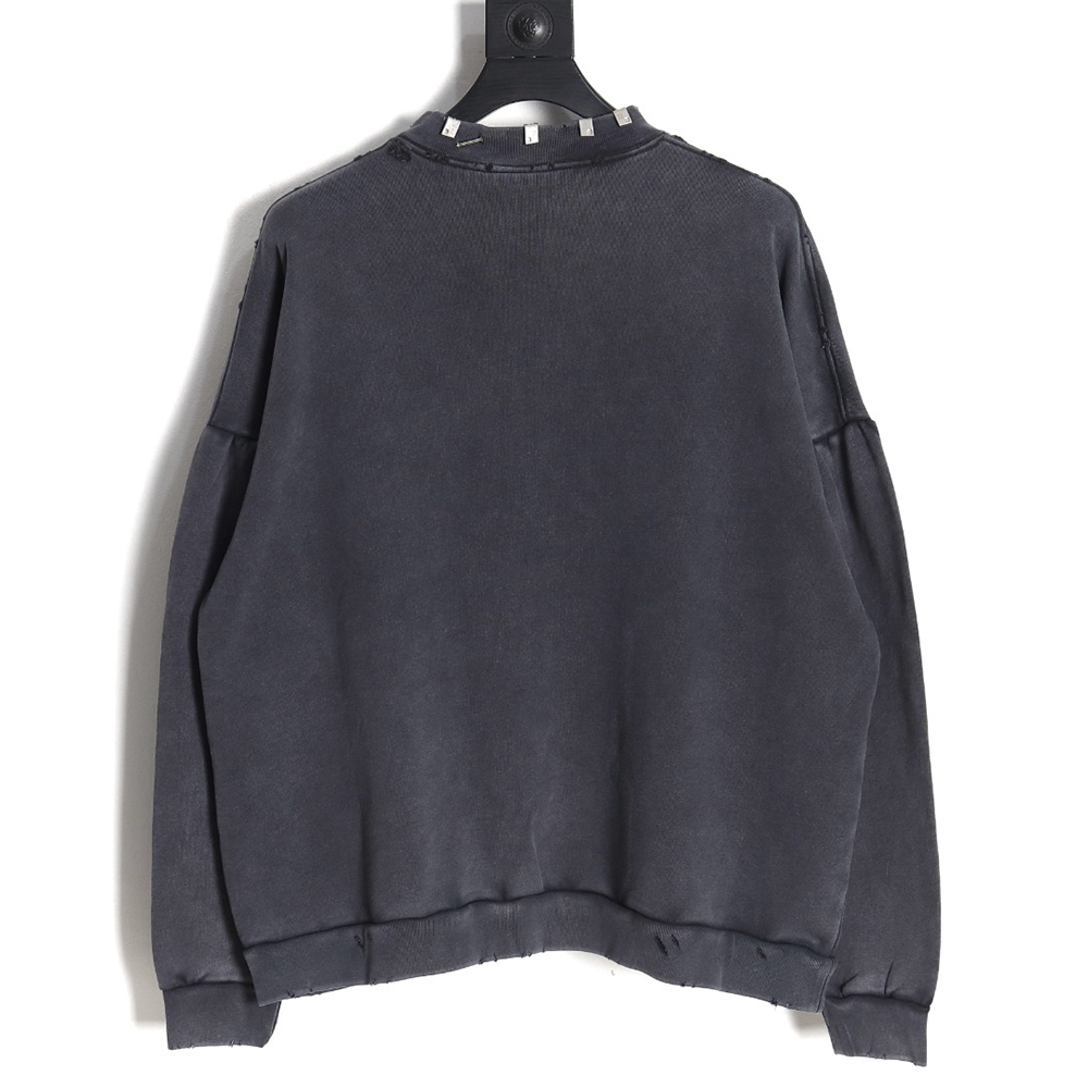 Balenciaga 24SS patchwork hooded fake two-piece shirt jacket