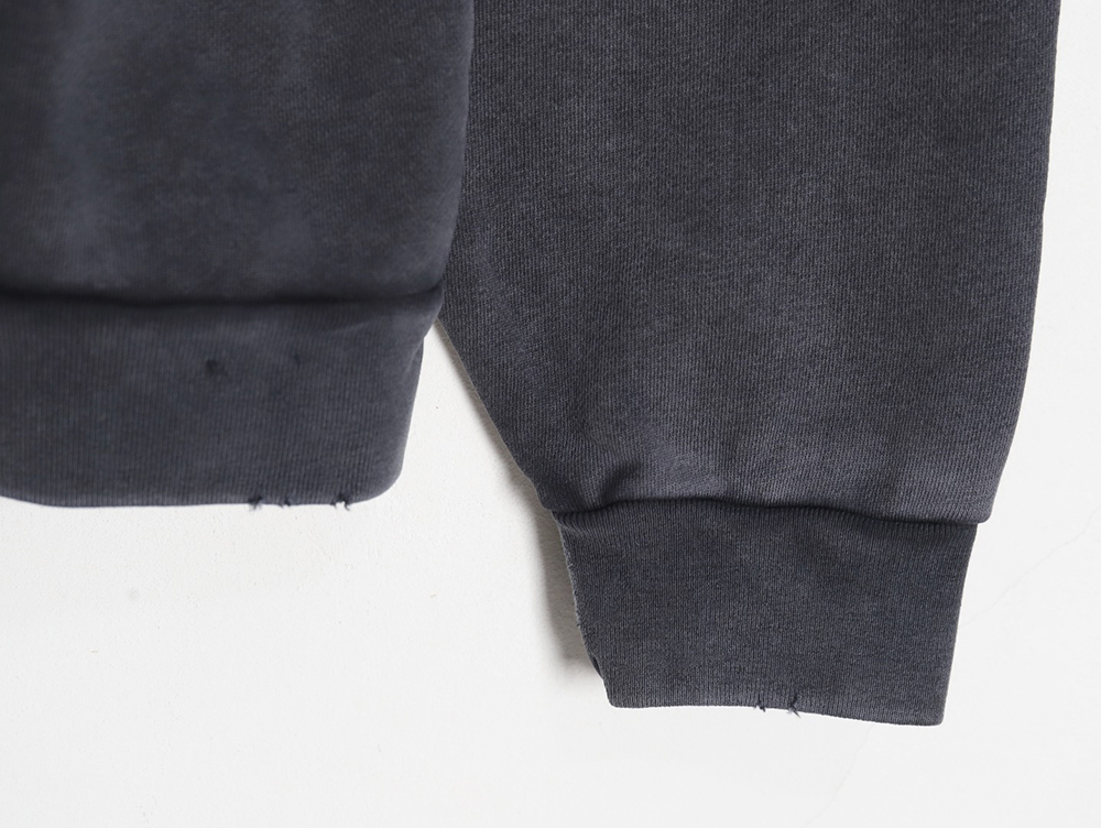 Balenciaga 24SS patchwork hooded fake two-piece shirt jacket