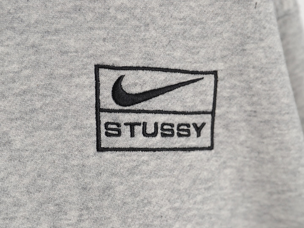 Nike x Stussy zipper drawstring hooded sweatshirt jacket