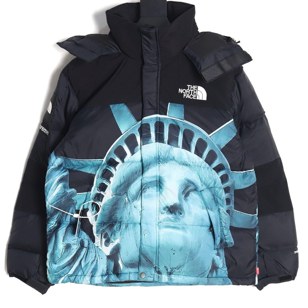 The North Face x Supreme joint Statue of Liberty down jacket