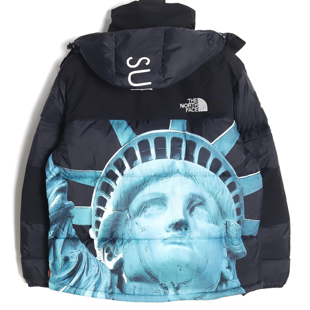 The North Face x Supreme joint Statue of Liberty down jacket