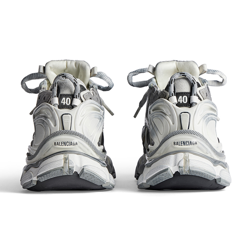 BALENCIAGA MEN'S RUNNER SNEAKER IN GREY