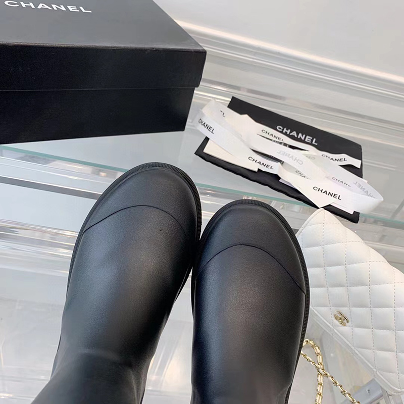 Chanel Wellington boots