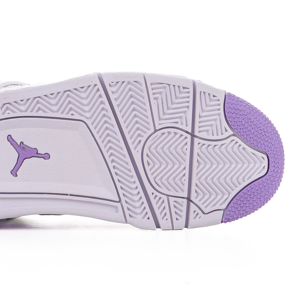 Custom Air Jordan 4 Retro 'White Purple '
