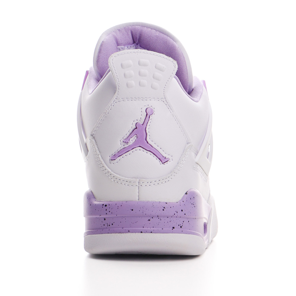 Custom Air Jordan 4 Retro 'White Purple '