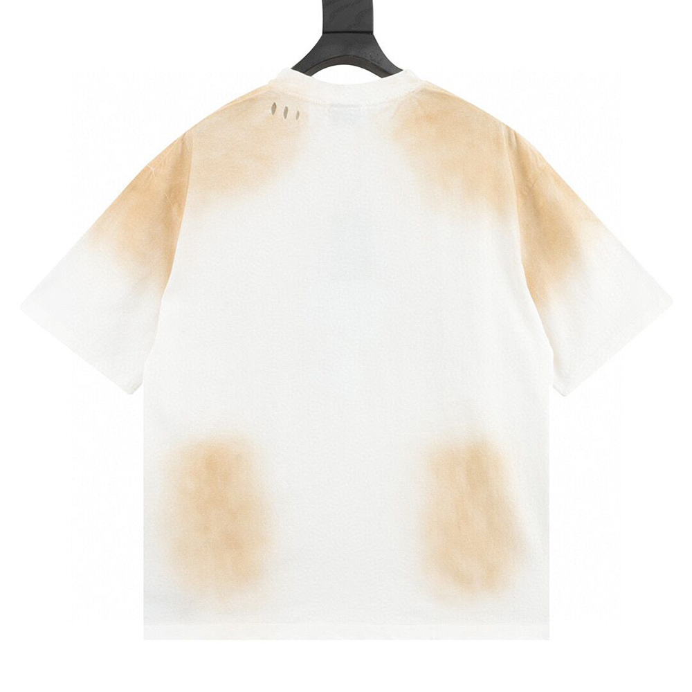 Balenciaga industrial style embroidered crew neck short sleeves