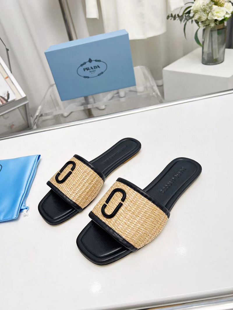 Marc Jacobs The J Woven Sandalet Kad?n Bej Rengi