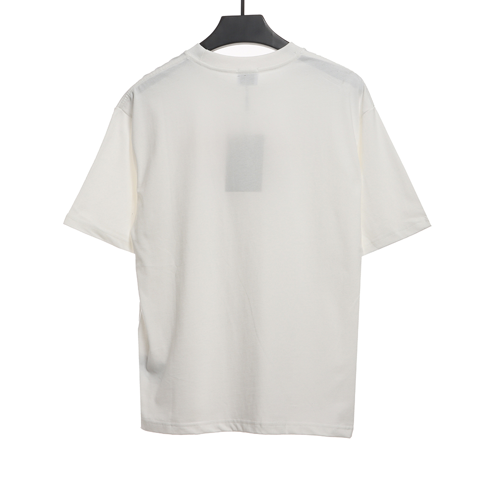 Burberry overlapping hot stamping letter short sleeves