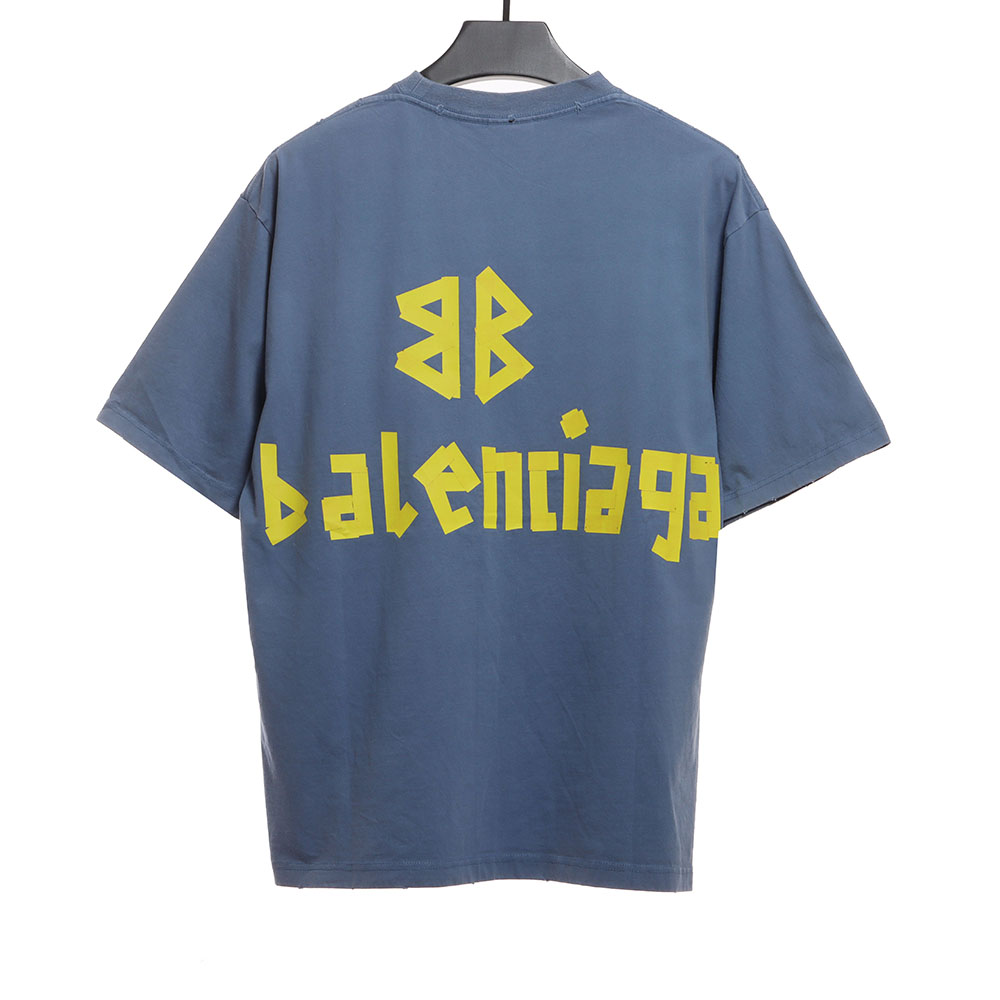 Balenciaga masking tape short sleeves