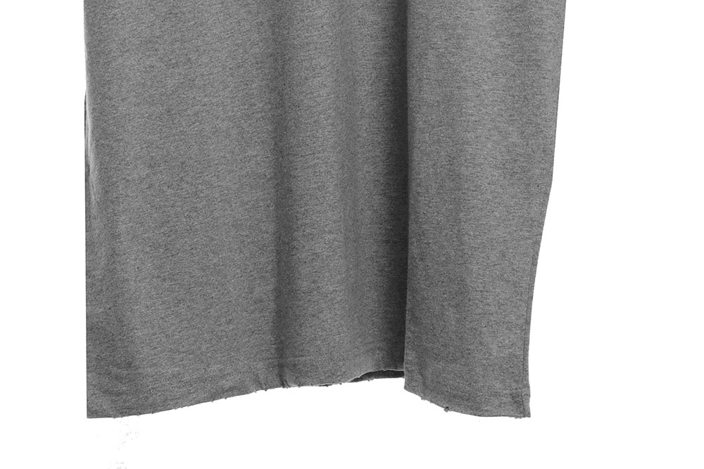 Balenciaga gray patch gradient washed short sleeves