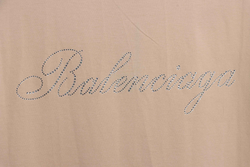Balenciaga diamond hot diamond LOGO short sleeves