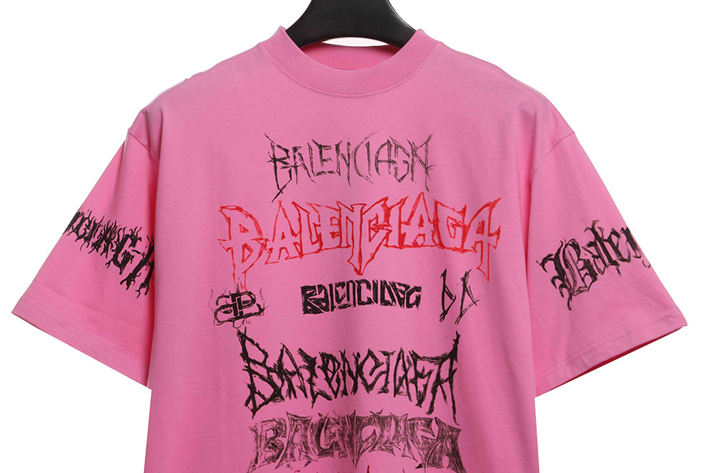 Balenciaga Year of the Dragon limited edition graffiti lettering short sleeves