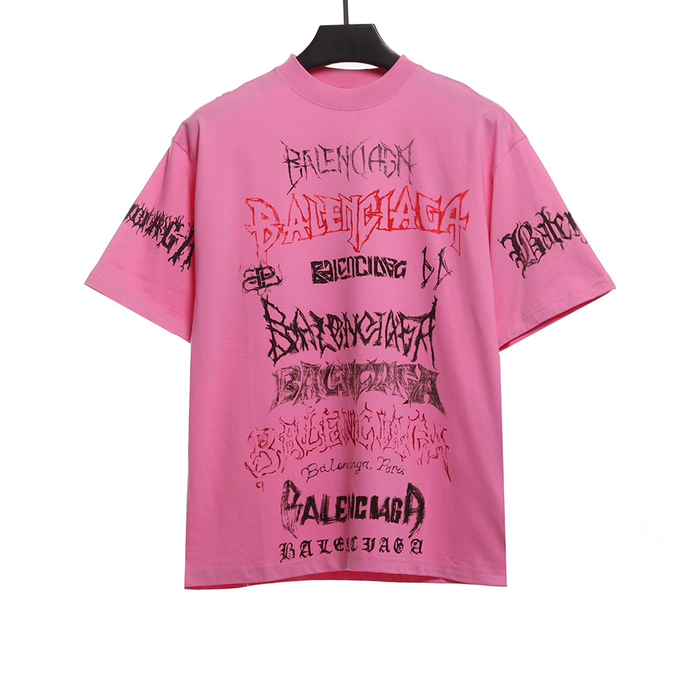 Balenciaga Year of the Dragon limited edition graffiti lettering short sleeves