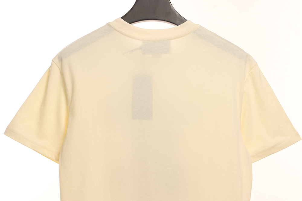 Gucci patchwork bear embroidered short sleeves