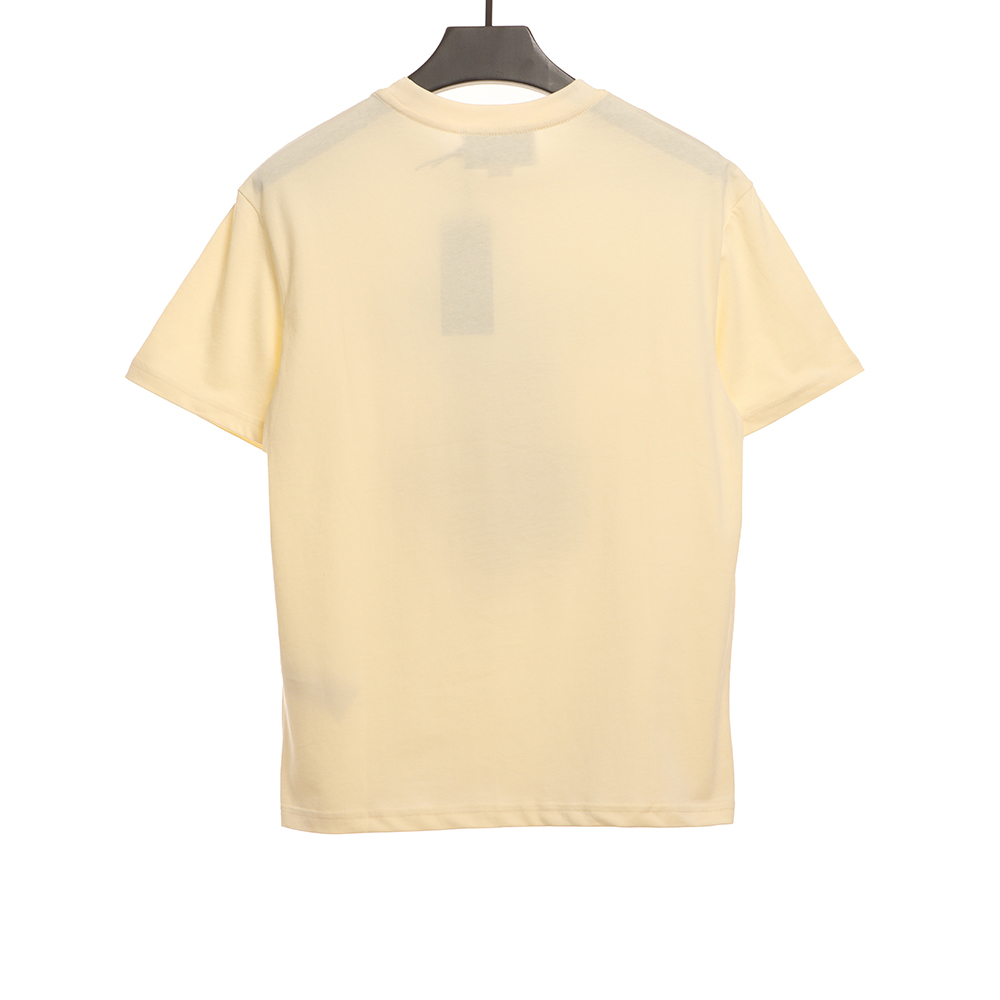 Gucci patchwork bear embroidered short sleeves