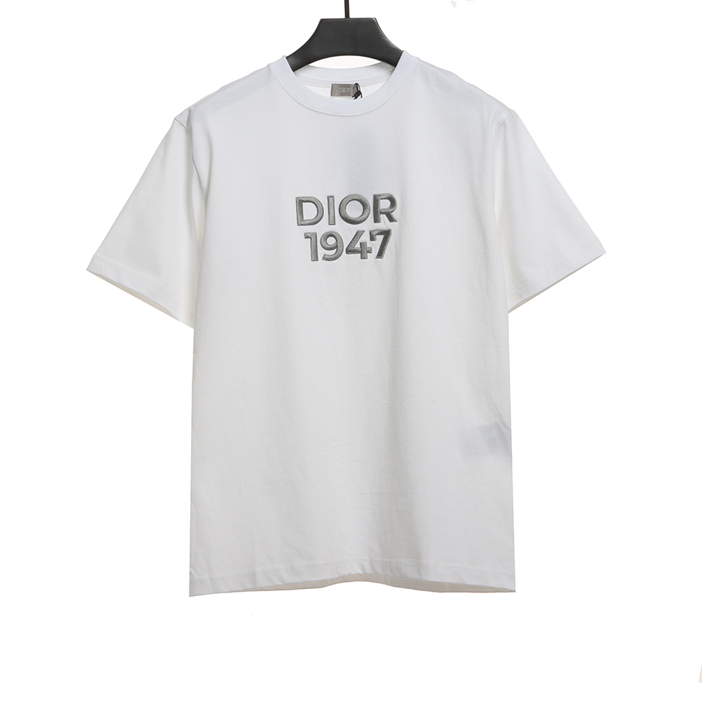 Dior 1947 embroidered letter short sleeves