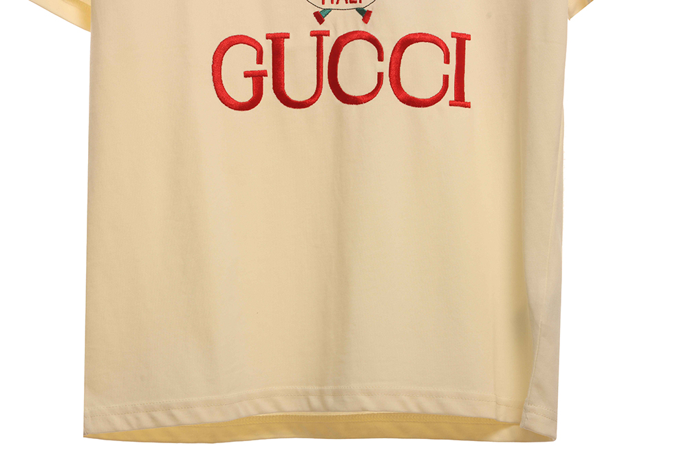 Gucci tennis racket printed short sleeves