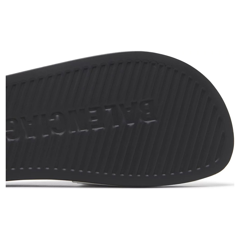 Balenciaga  Pool Slides ''White Black''