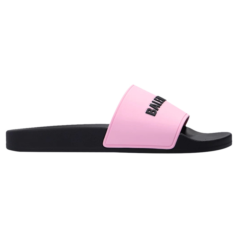 Balenciaga Pool Slides ''Pink Black''