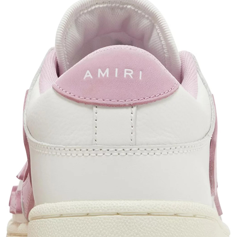 Amiri Skel Top Low ''White Pink''