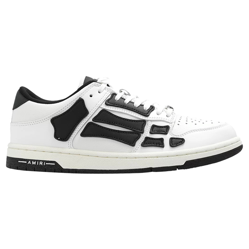 Amiri Skel Top Low ''White Black''