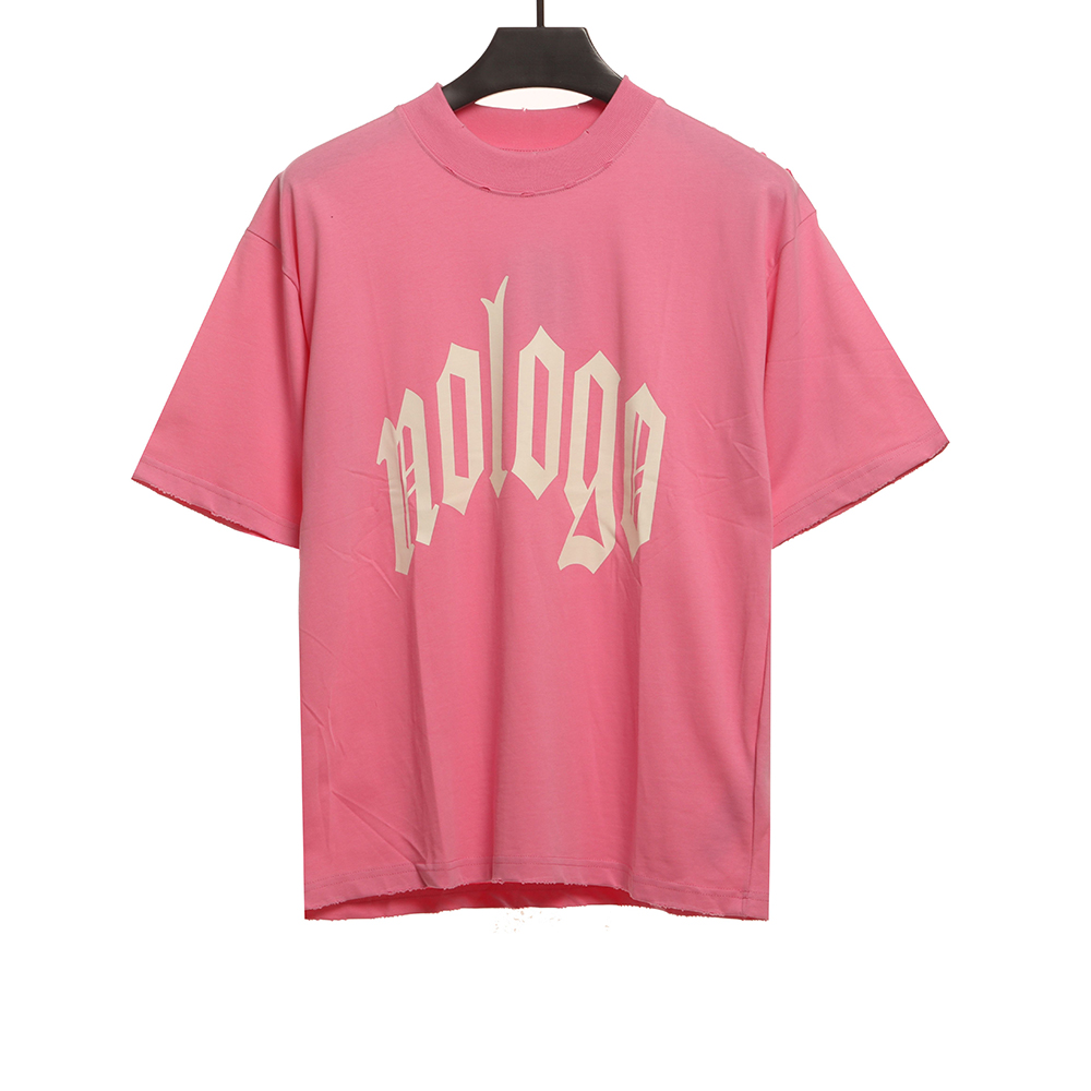 Balenciaga NOLOGO distressed short sleeves