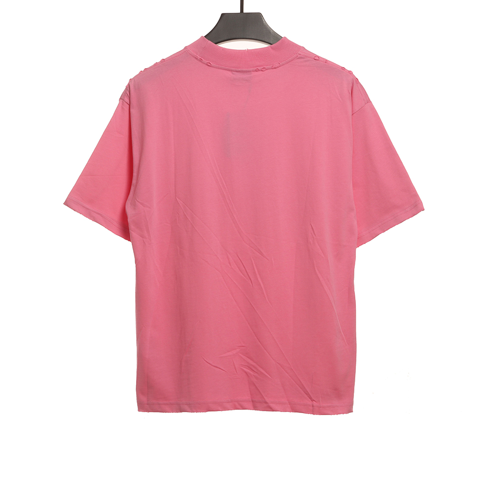 Balenciaga NOLOGO distressed short sleeves