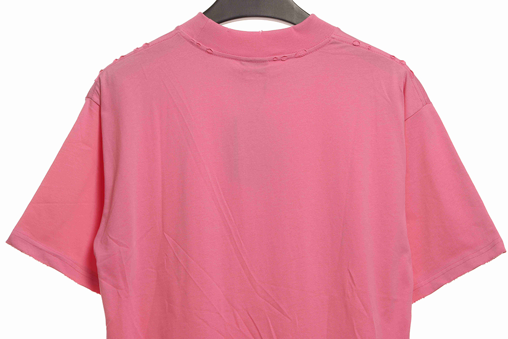 Balenciaga NOLOGO distressed short sleeves