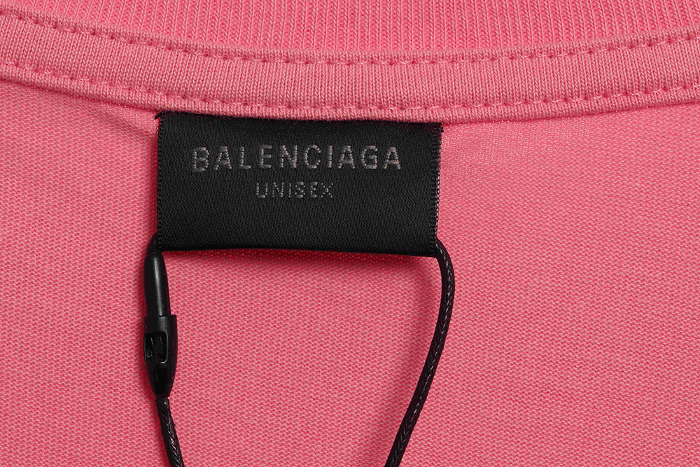 Balenciaga NOLOGO distressed short sleeves