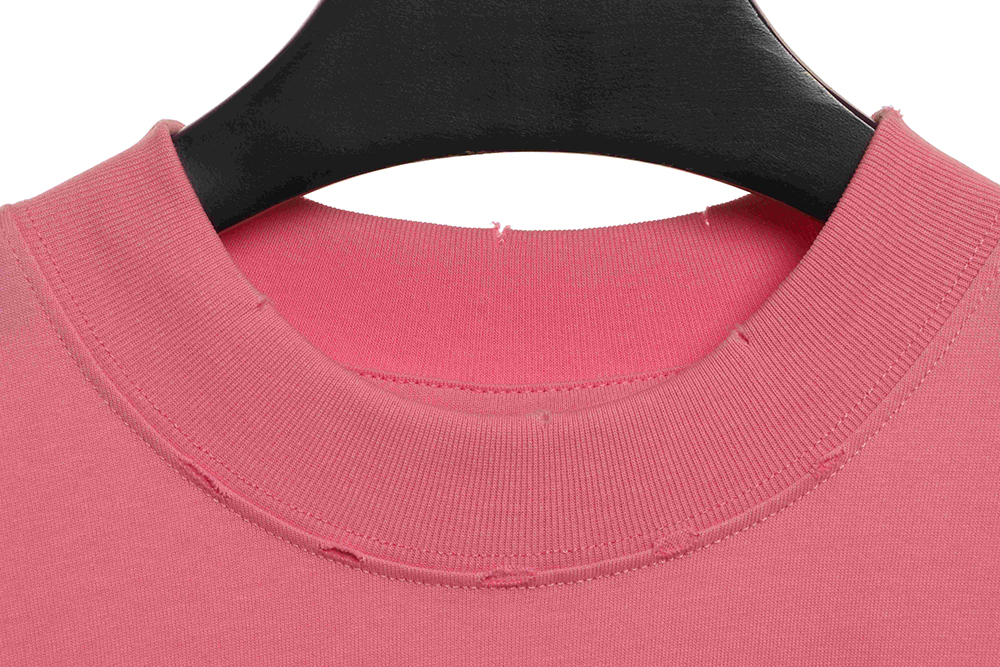 Balenciaga NOLOGO distressed short sleeves