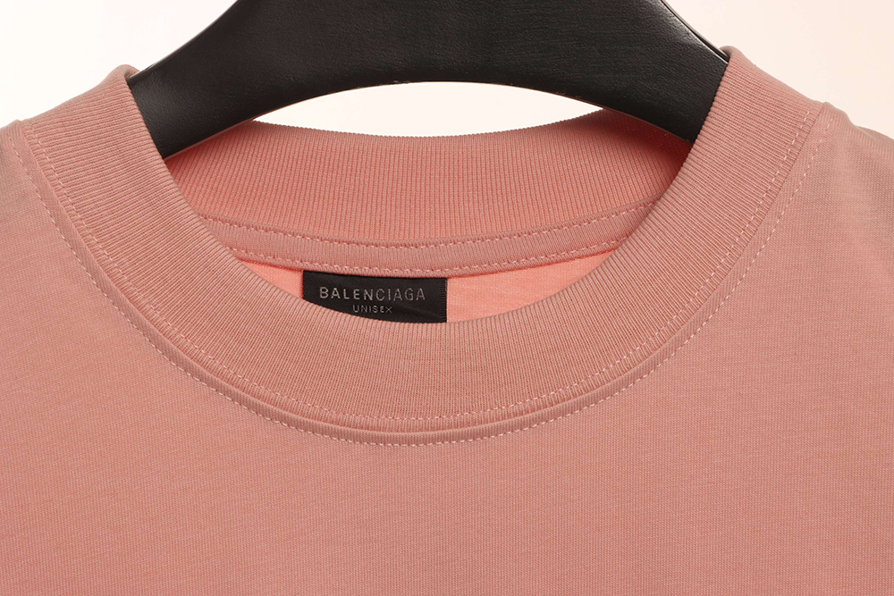 Balenciaga reverse embroidered lettering short sleeves