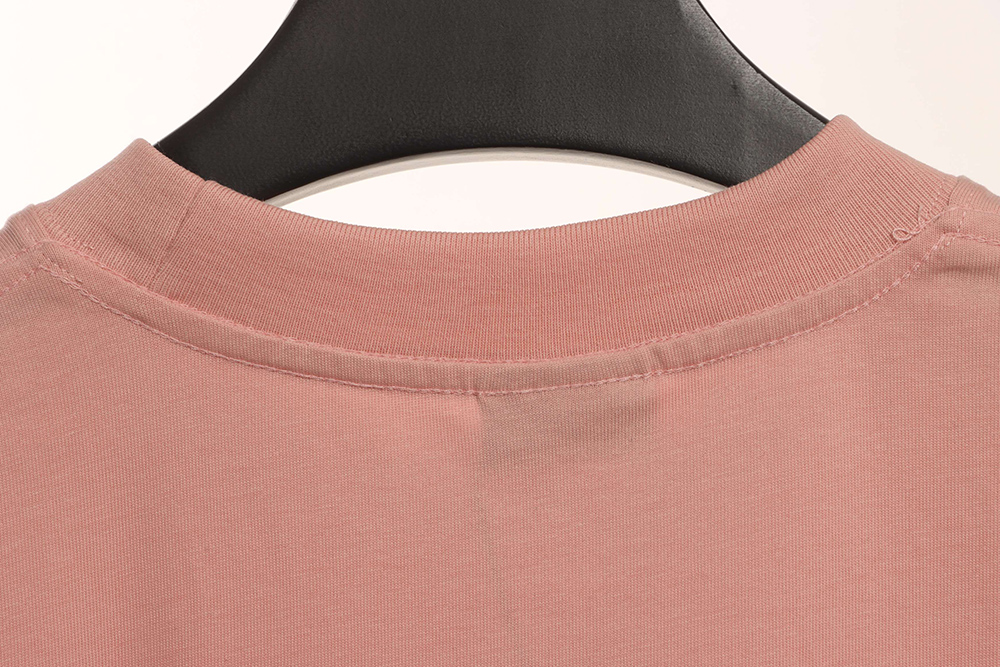 Balenciaga reverse embroidered lettering short sleeves