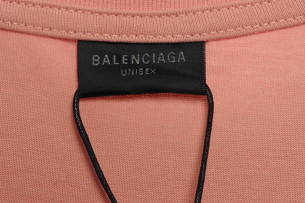 Balenciaga reverse embroidered lettering short sleeves